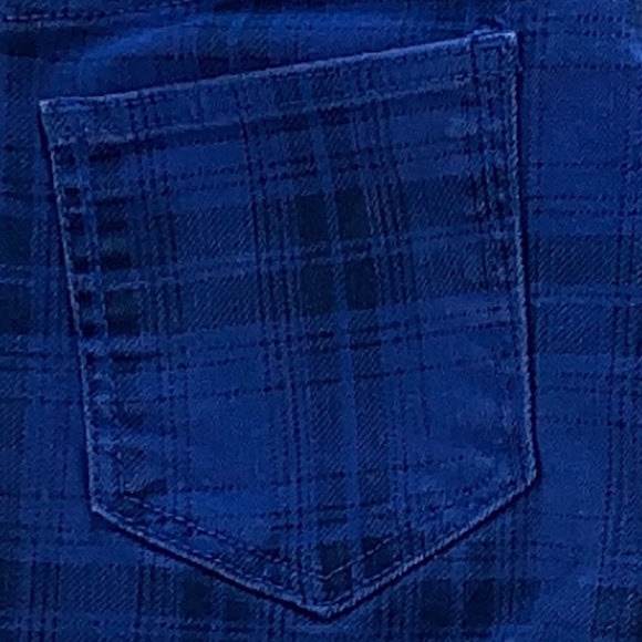 Arizona super skinny plaid blue black jeans - Picture 4 of 5